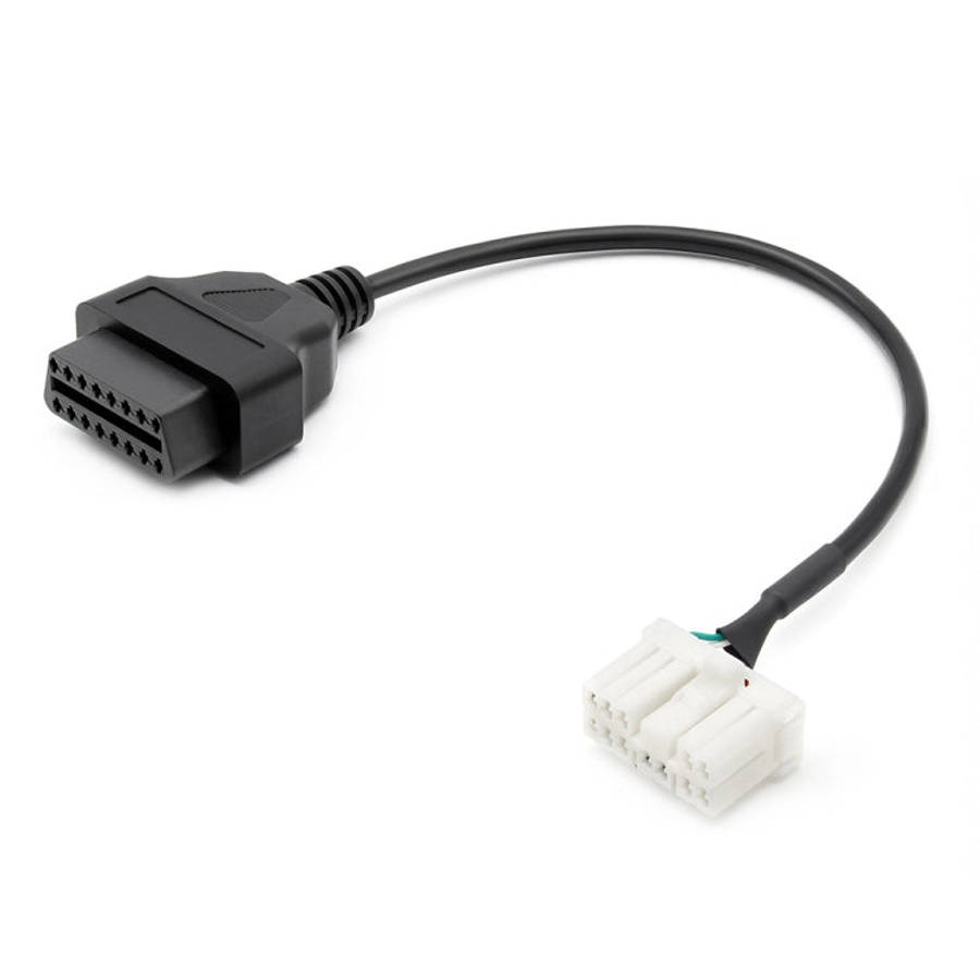 For Tesla Model X / S 2012-2015 OBDII to 12 Pin OBD Adapter Cable, OBDII to 12 Pin