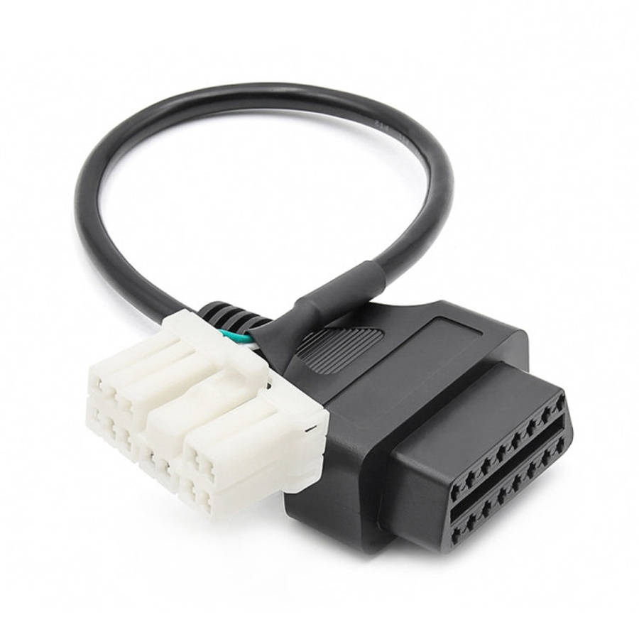 For Tesla Model X / S 2012-2015 OBDII to 12 Pin OBD Adapter Cable, OBDII to 12 Pin