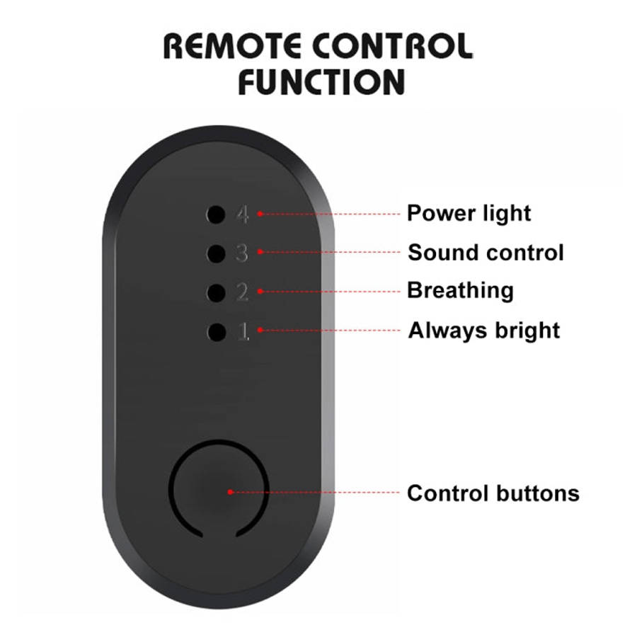 Car 4 in 1 USB RGB Foot Colorful LED Atmosphere Light, Colorful