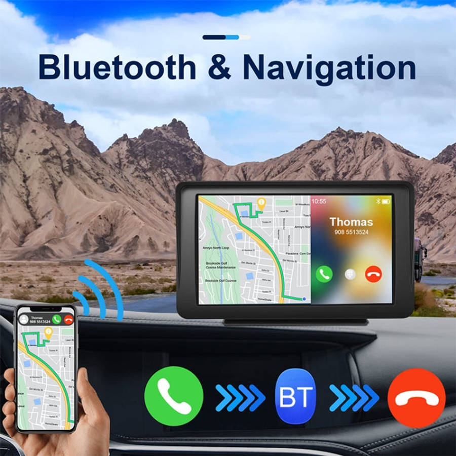 P701S 7 inch Portable Touch Display Wireless Car Navigator Smart CarPlay Bluetooth Reversing Imag...