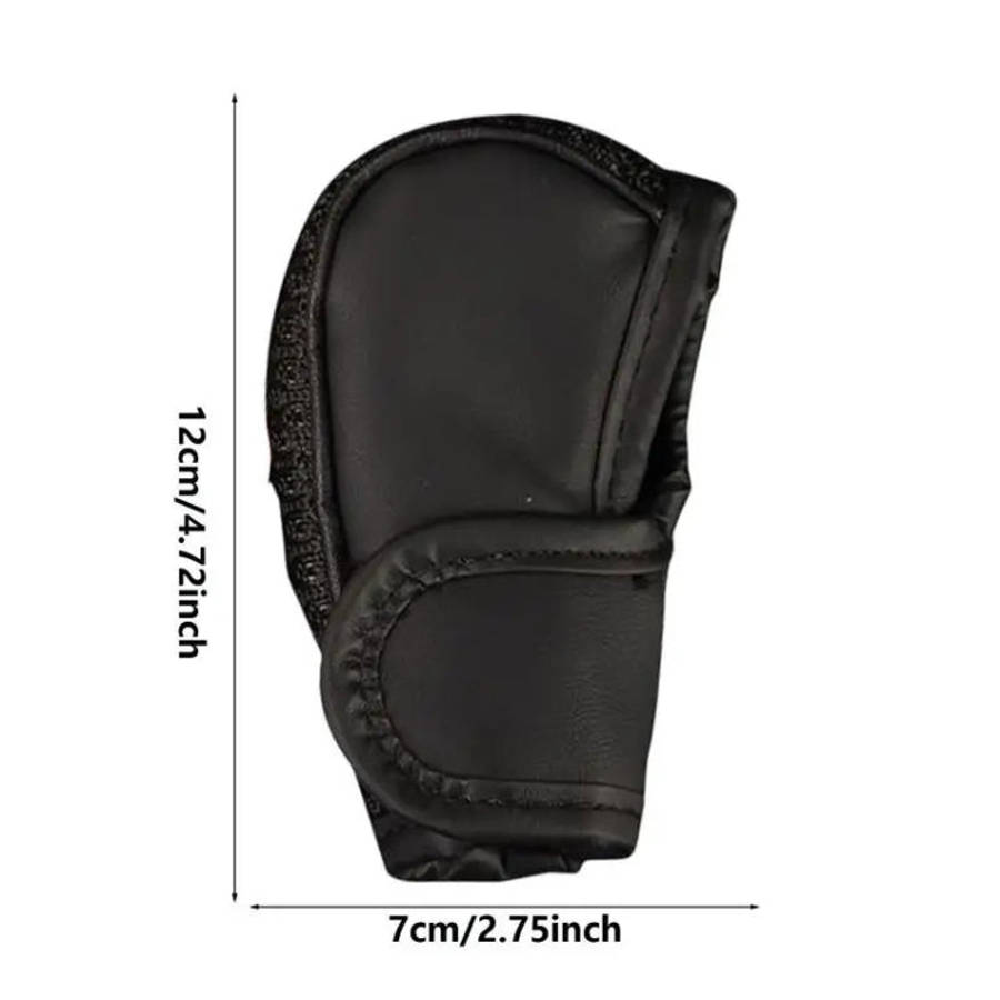Universal Car PU + Ice Silk Gear Shift Knob Protective Cover, PU + Ice Silk Cover