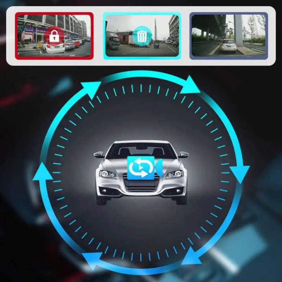 Q3 3 inch Car 1080P HD Single Recording Driving Recorder, Supports Automatic Loop Recording, Q3 S...