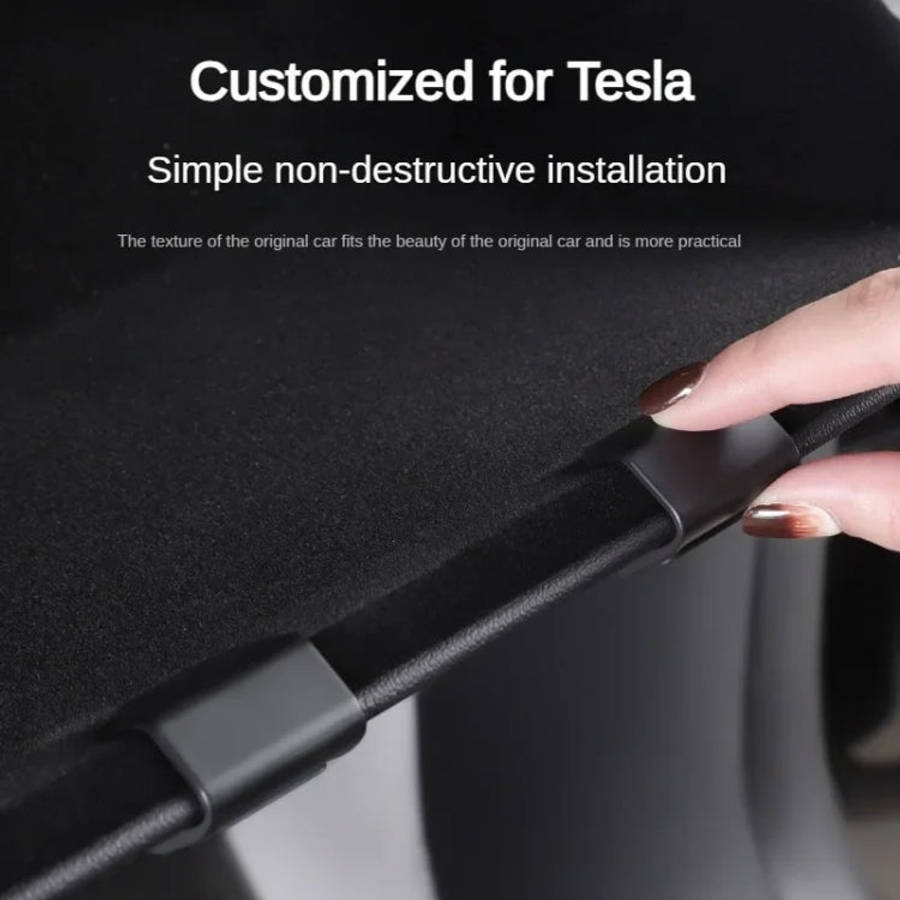 For Tesla Model Y 2022-2023 Car Co-pilot Glove Box Hidden Hook, Co-pilot Glove Box Hook