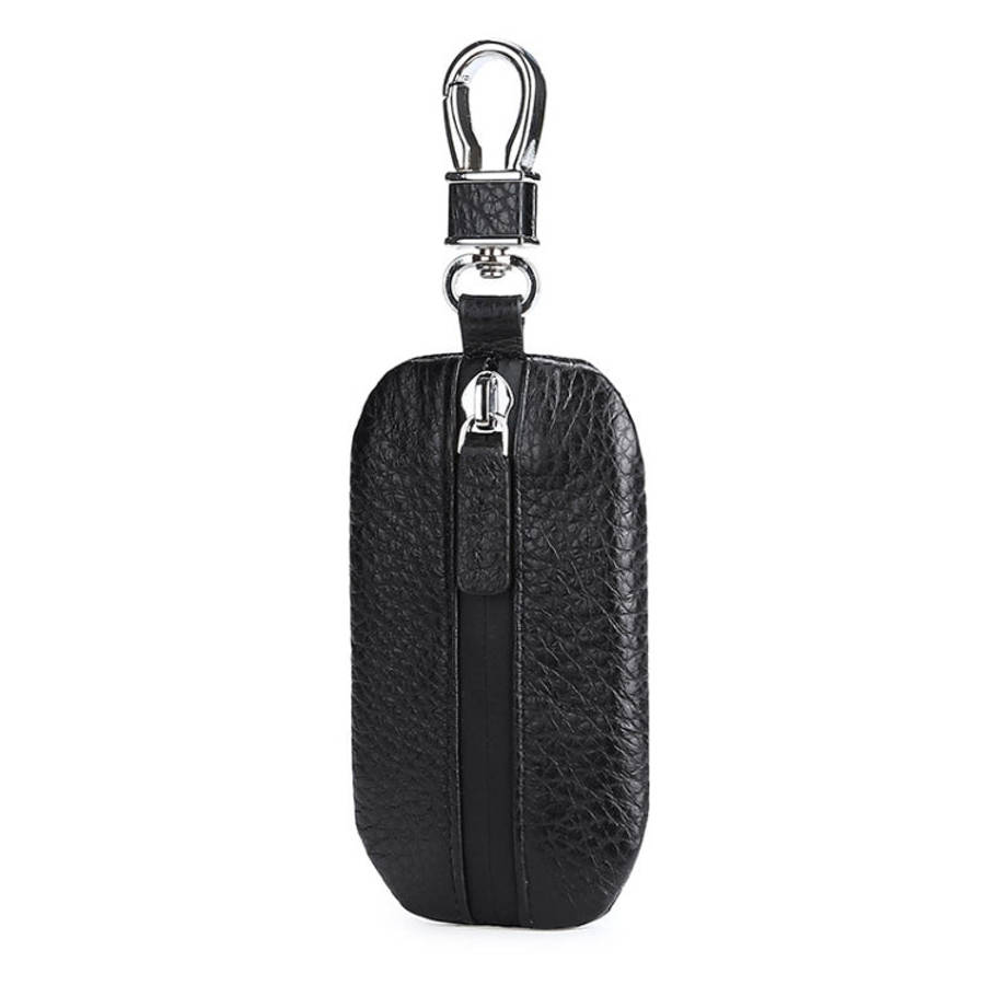 TP-9016 Litchi Texture Waterproof Zipper Car Key Bag