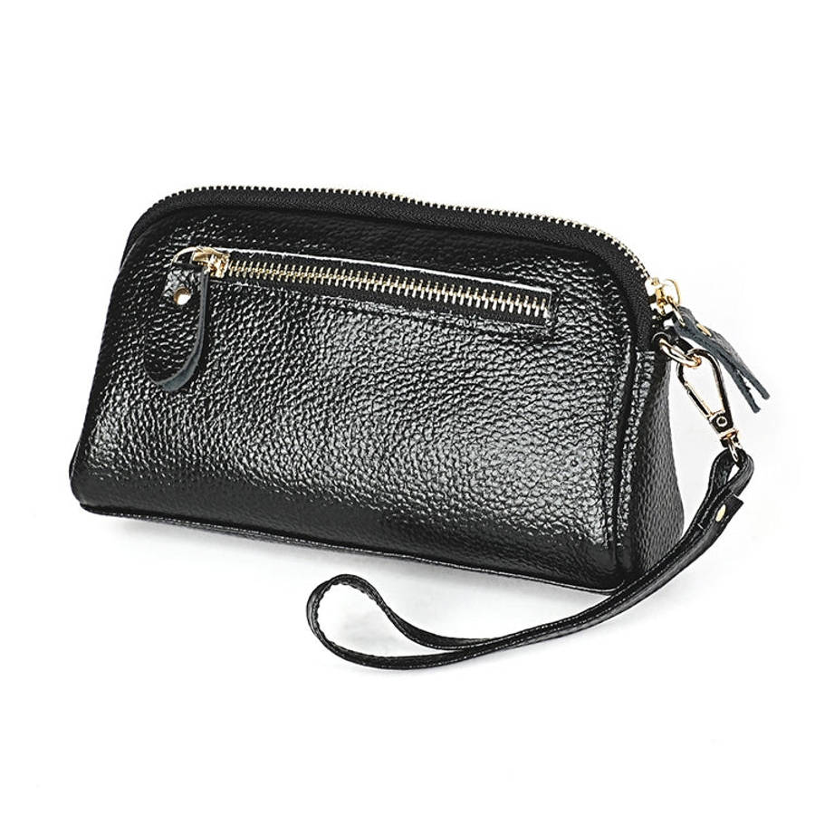 2026 Multifunctional Litchi Texture Women Large Capacity Hand Wallet Shell bag with Card Slots