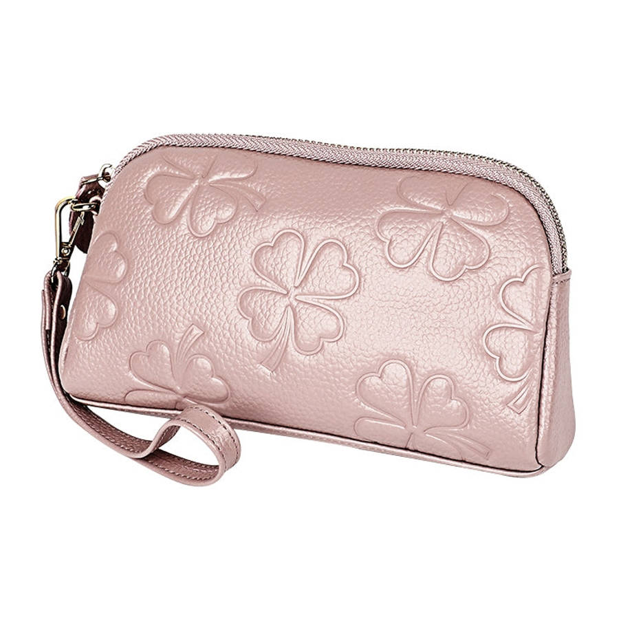 2026 Multifunctional Litchi Texture Women Large Capacity Hand Wallet Shell bag with Card Slots