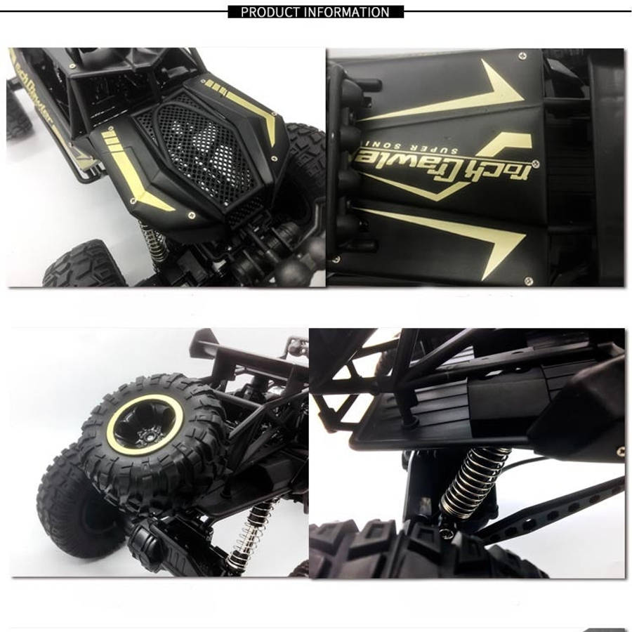 HD609 1:8 Oversized Alloy Climbing Car Off-road Remote Control Vehicle Toy