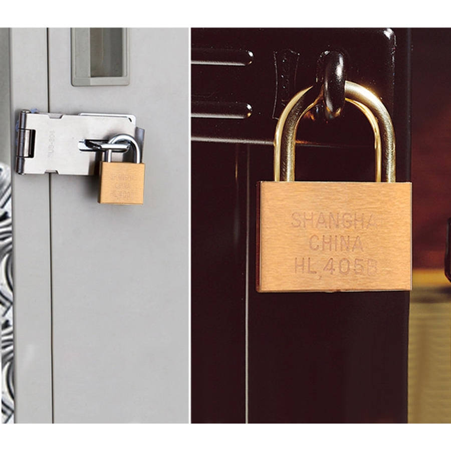 Copper Padlock Small Lock, Style: Short Lock Beam, 25mm Not Open, Short, 25mm Not Open