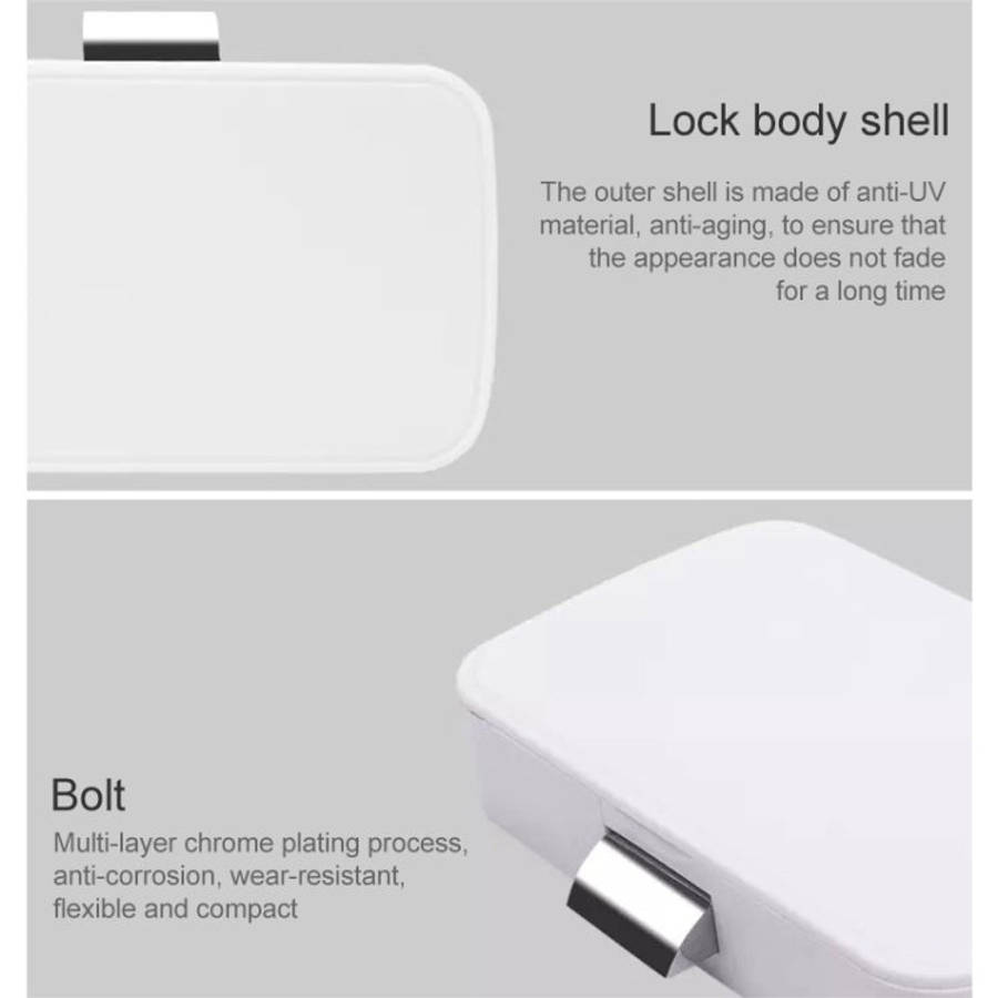 T1 Bluetooth + Tuya APP Smart Drawer Lock Invisible Lock, Support Remote Control Unlocking, T1 Bl...