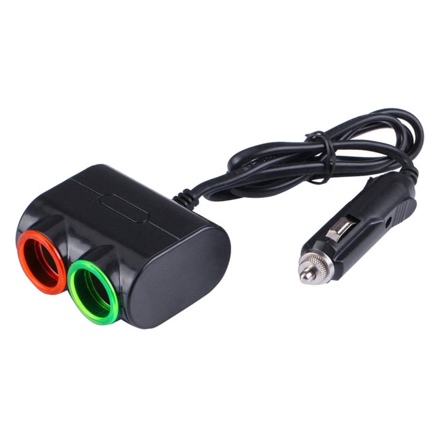 Olesson Streamlined Design 1.2A USB Car Cigarette Lighter Socket Car Charger with Color LED Light...