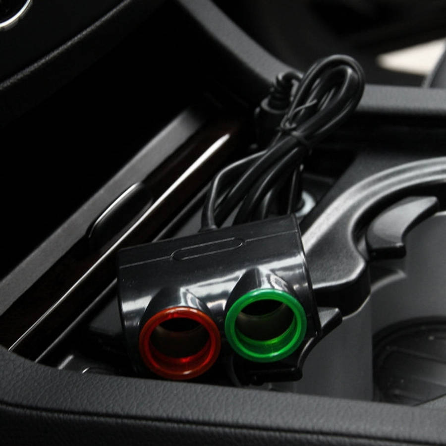 Olesson Streamlined Design 1.2A USB Car Cigarette Lighter Socket Car Charger with Color LED Light...