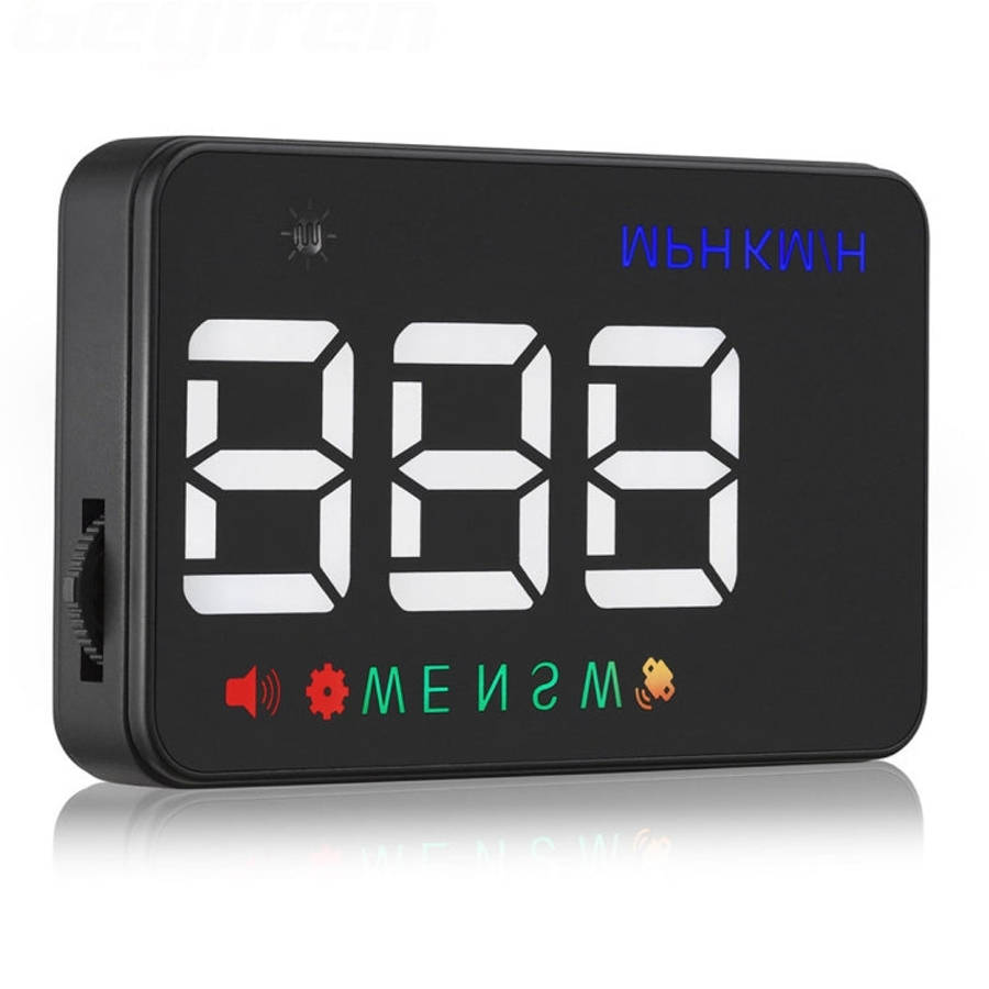 Geyiren A5 HUD 3.5 inch Car Head Up Display with GPS System, Two Mode Display, Light Sensors, KM/...