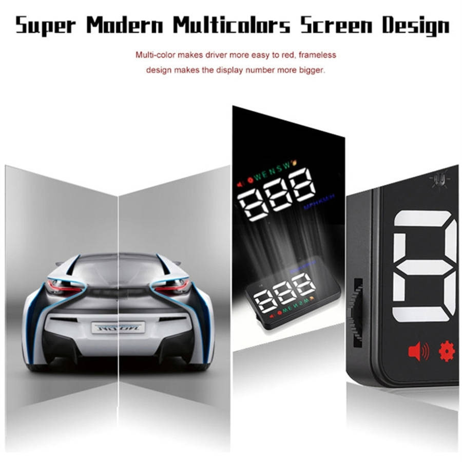 Geyiren A5 HUD 3.5 inch Car Head Up Display with GPS System, Two Mode Display, Light Sensors, KM/...