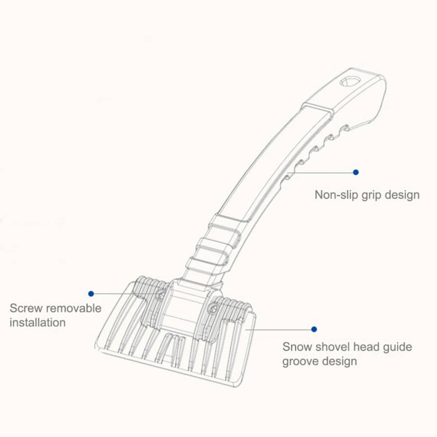Car Snow Shovel Auto Ice Scraper Winter Road Safety Cleaning Tools Defrost Deicing Removal Rain W...