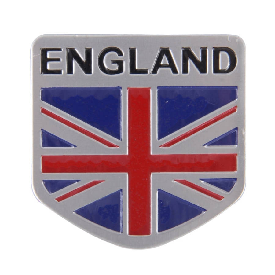 England Flag Style Metal Car Sticker, England Flag