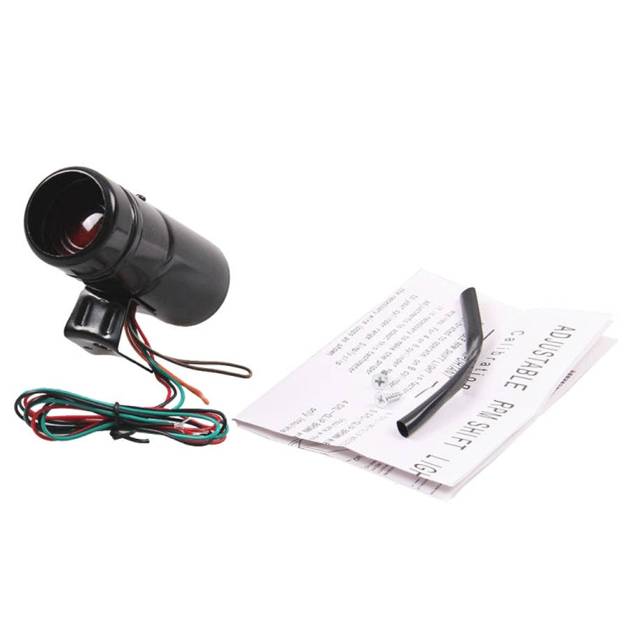 Universal Car / Motorcycle Red Light Led Adjustable Tachometer RPM Tacho Gauge Pro Shift Light, T...