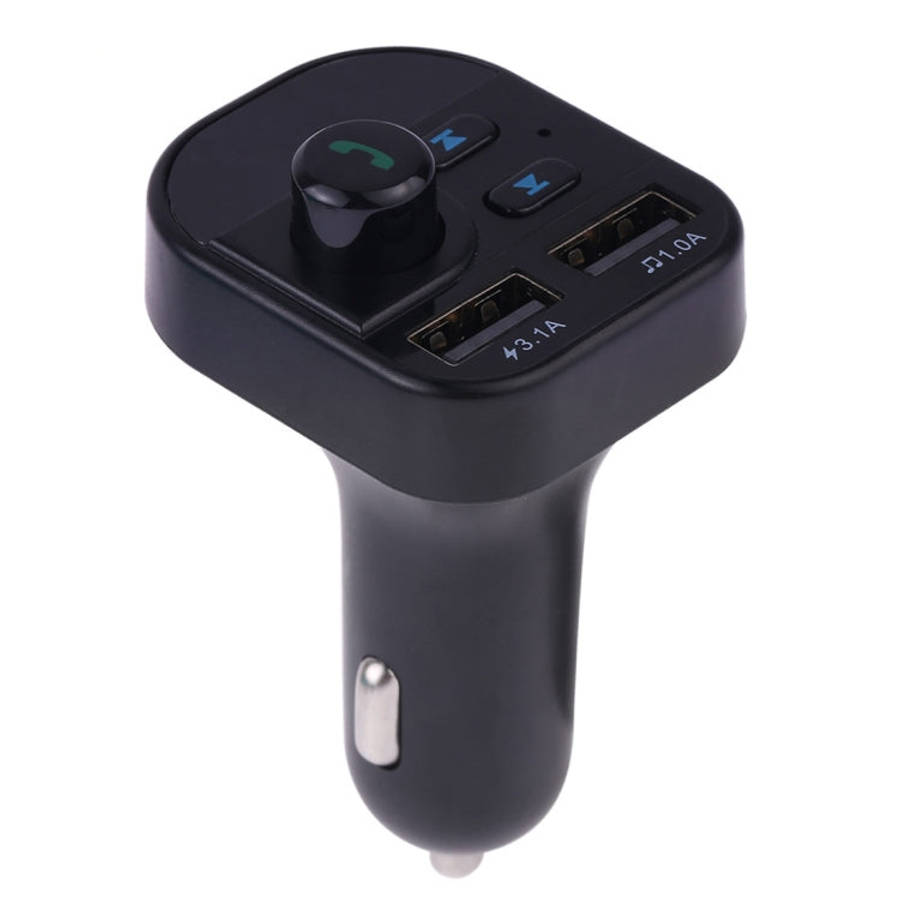 805E Dual USB Charging Bluetooth FM Transmitter MP3 Music Player Car Kit, Support Hands-Free Call...