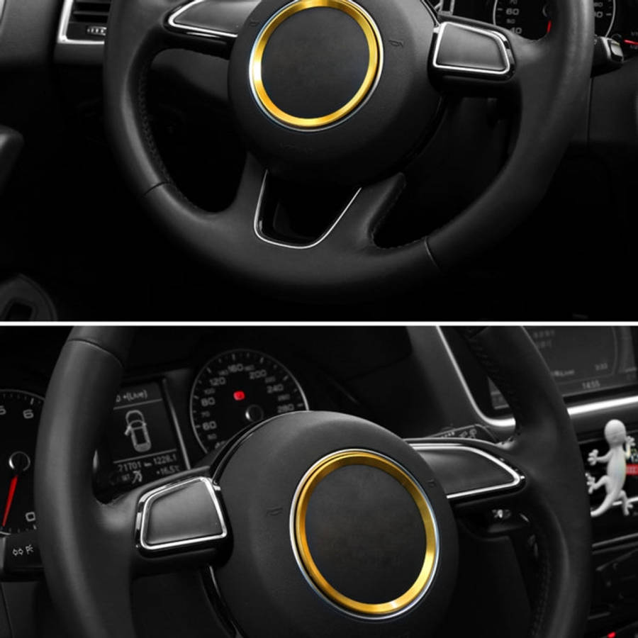 Car Aluminum Steering Wheel Decoration Ring For Audi, For Audi
