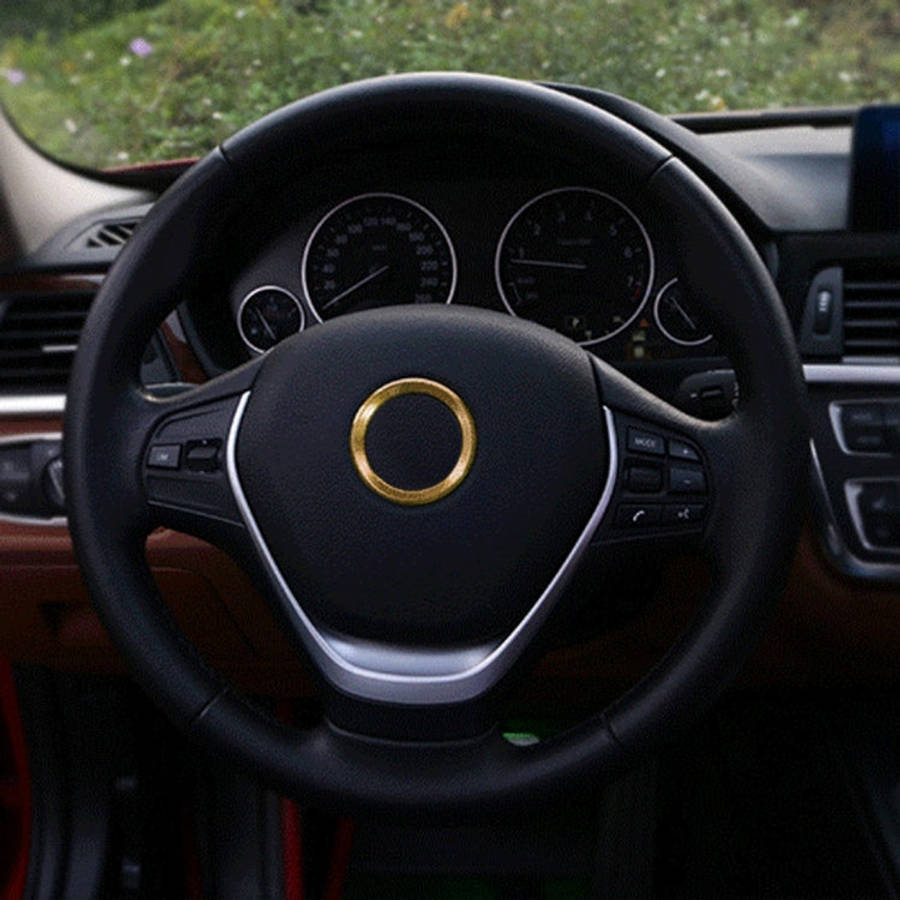 Car Aluminum Steering Wheel Decoration Ring For BMW, For BMW