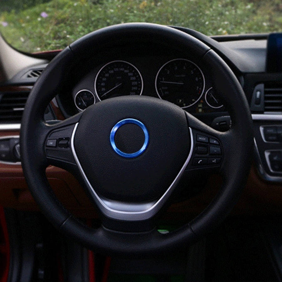 Car Aluminum Steering Wheel Decoration Ring For BMW, For BMW