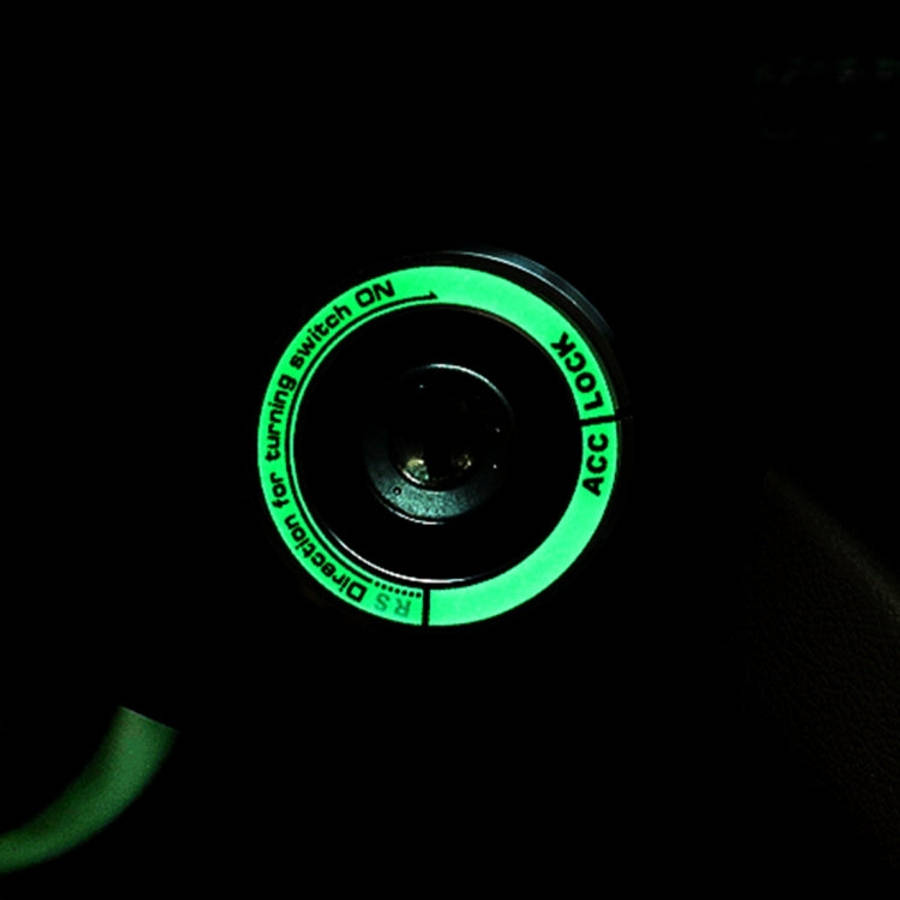 Car Aluminum Igniter Night Luminous Decoration Ring For Audi And Volkswagen