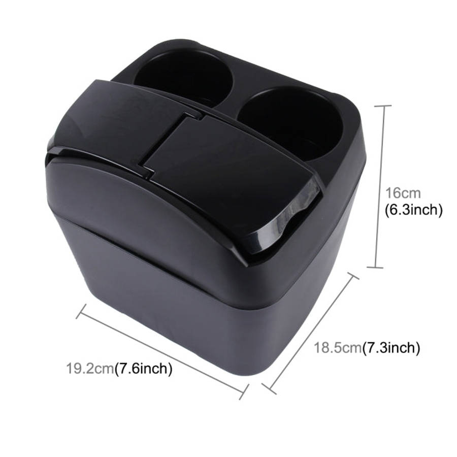 SHUNWEI SD-1605 Multifunction 3 in 1 Car Cup Holder Drink Bottle Can Garbage Can Portable Vehicle...