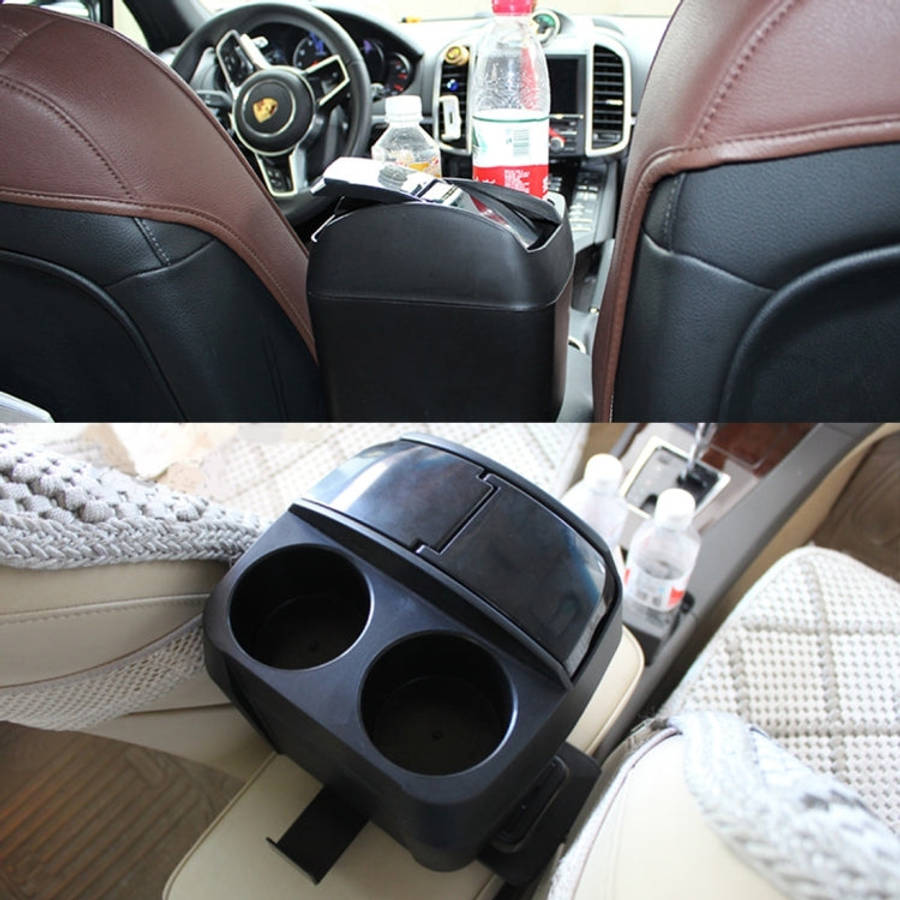 SHUNWEI SD-1605 Multifunction 3 in 1 Car Cup Holder Drink Bottle Can Garbage Can Portable Vehicle...