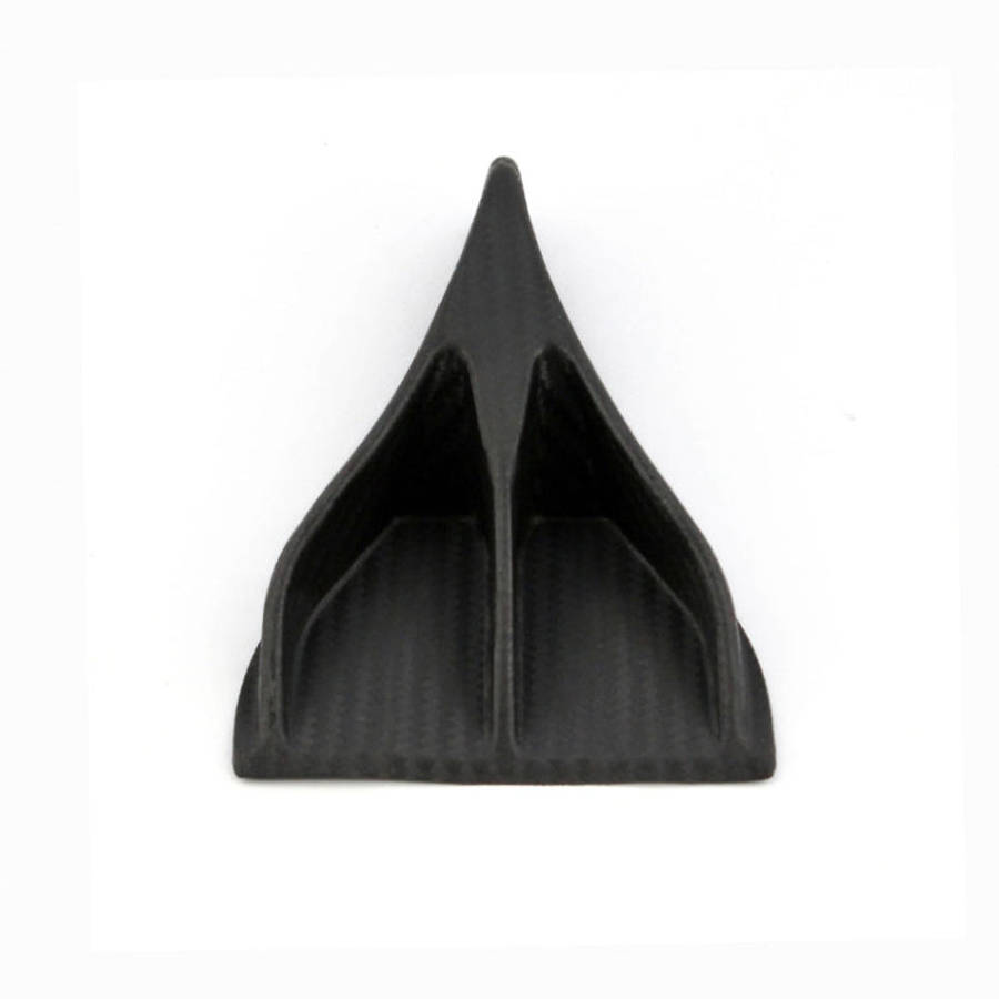 7 PCS Universal Car Eagle Claw Style Shark Fin Diffuser Vortex Generator Roof Spoiler, Carbon Fiber