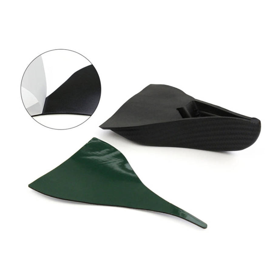 7 PCS Universal Car Eagle Claw Style Shark Fin Diffuser Vortex Generator Roof Spoiler, Carbon Fiber