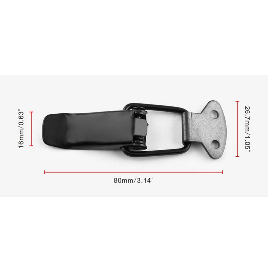 EA059 2 PCS Car Modification Accessories Universal Iron Bumper Safety Fixed Buckle, Size: 26.7 x ...