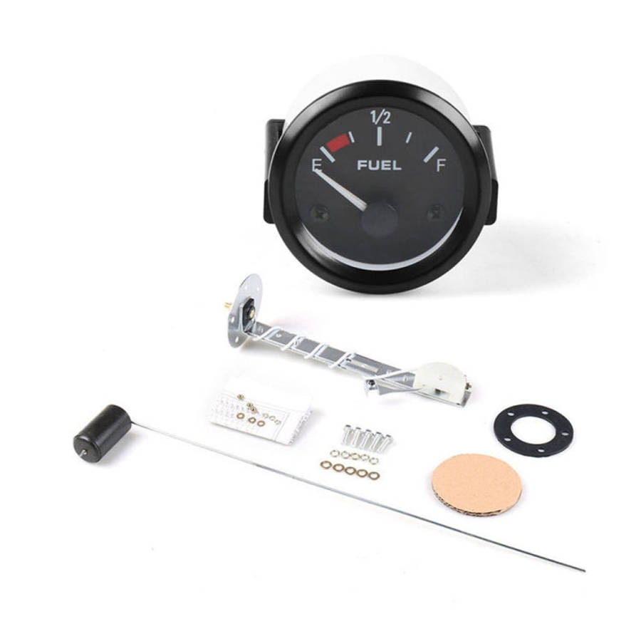 52mm 12V Universal Car Modified Fuel Level Gauge with Oil Float, Fuel Level Gauge