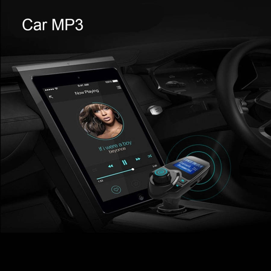 T11 Bluetooth FM Transmitter Car MP3 Player with LED Display, Support Double USB Charge & Handsfr...