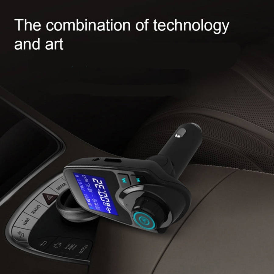 T11 Bluetooth FM Transmitter Car MP3 Player with LED Display, Support Double USB Charge & Handsfr...