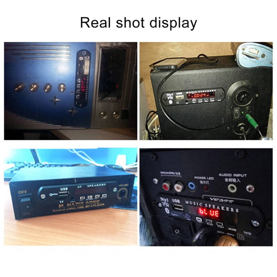 Car 12V Audio Bluetooth MP3 Player Decoder Board FM Radio TF USB 3.5 mm AUX, without Recording, w...