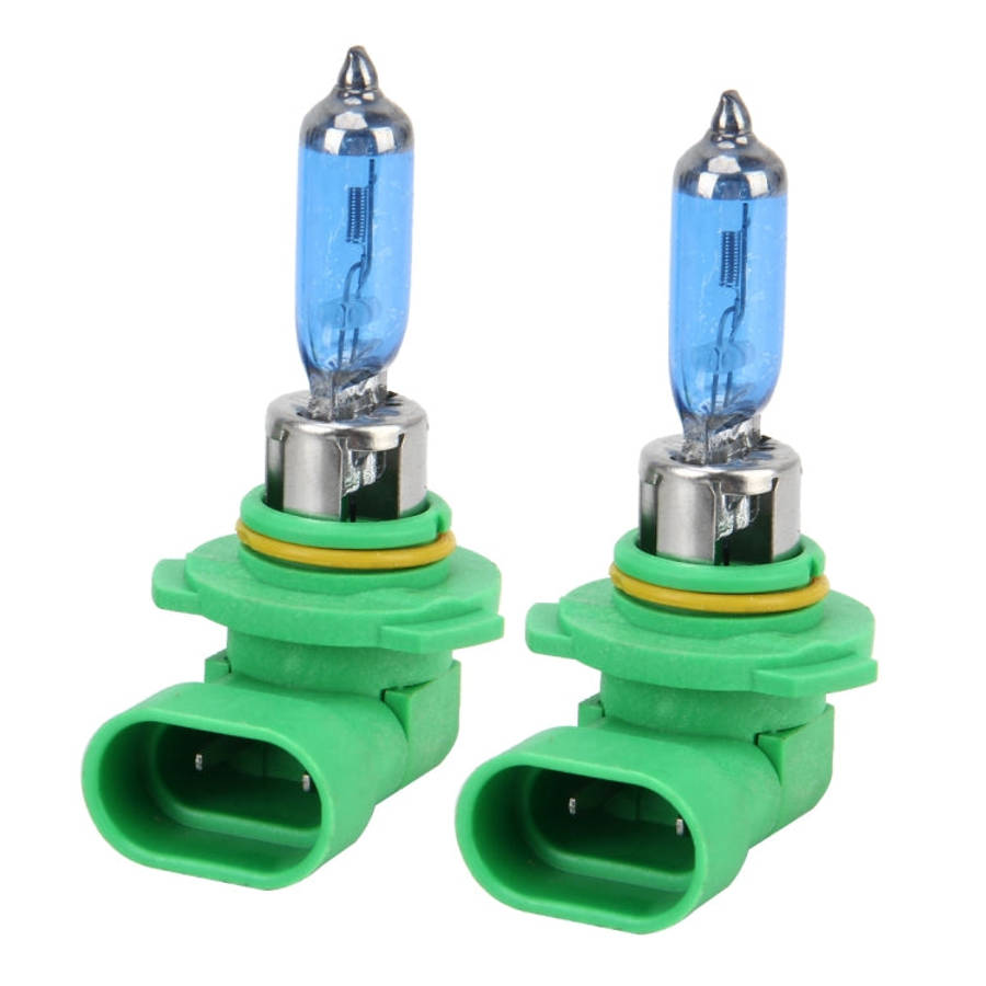 2 PCS 9005 Halogen Head Lamp 12V 100W 2400 LM 5000K Warm White Light, 9005