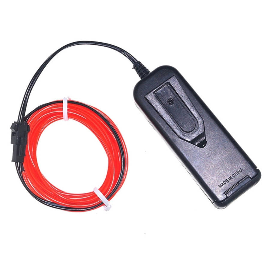 YouOKLight Neon EL Cold Round Flexible Strip Light with 3V Battery Box for Dance Party Car Decora...