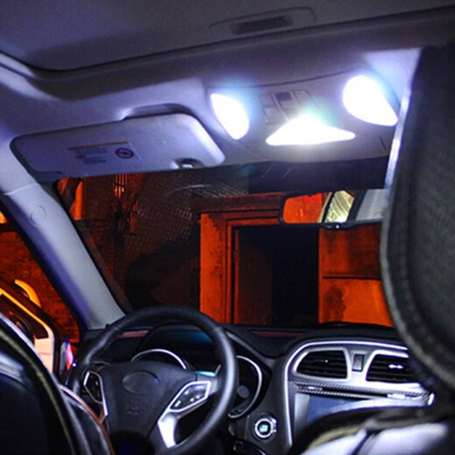 2 PCS 41mm DC12V / 2.2W / 6000K / 130LM 6LEDs SMD-3030 Car Reading Lamp, 41mm