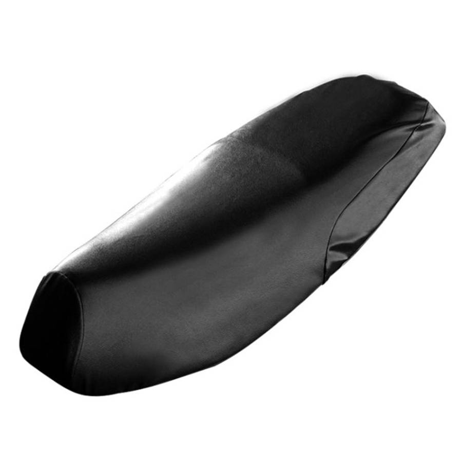 Waterproof Motorcycle Black Leather Seat Cover Prevent Bask In Seat Scooter Cushion Protect, Size...
