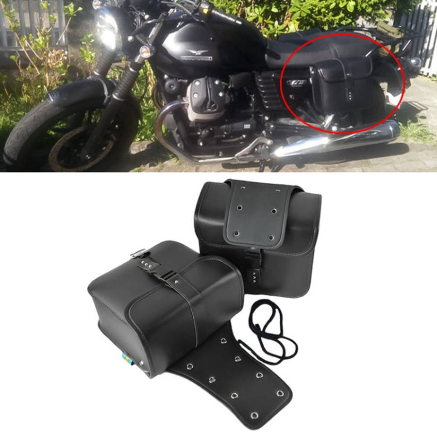 Motorcycle Accessories Modified Side of the Box Leather Bag Knight Bag Kit