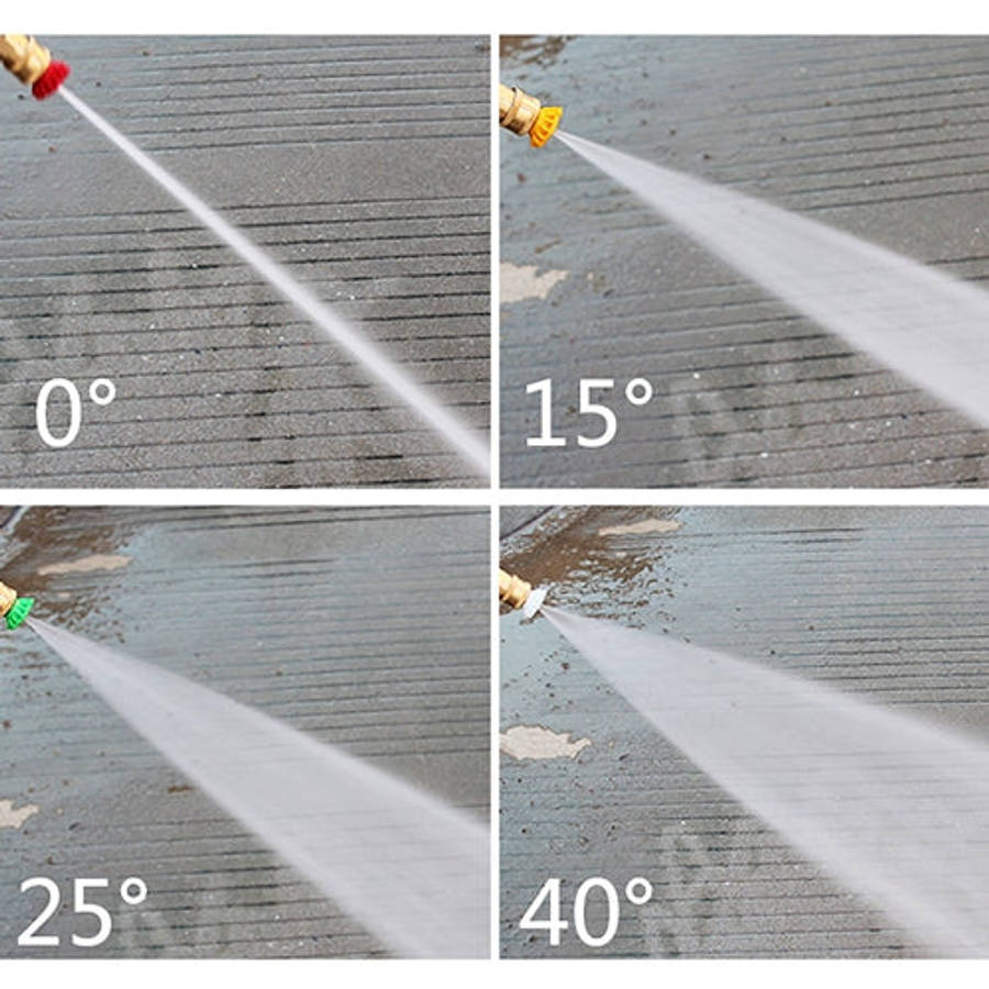High Pressure Car Wash Gun Jet Nozzle Washer Accessories, Nozzle Angle: 25 Degree, Nozzle Angle: ...