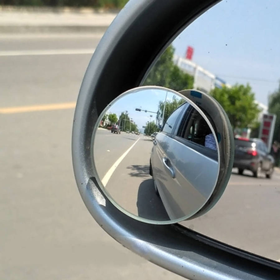 2 PCS XIAOLIN XL-1008A Car Blind Spot Rear View 360 Degree Angle Adjustable Wide Angle Mirror, Di...