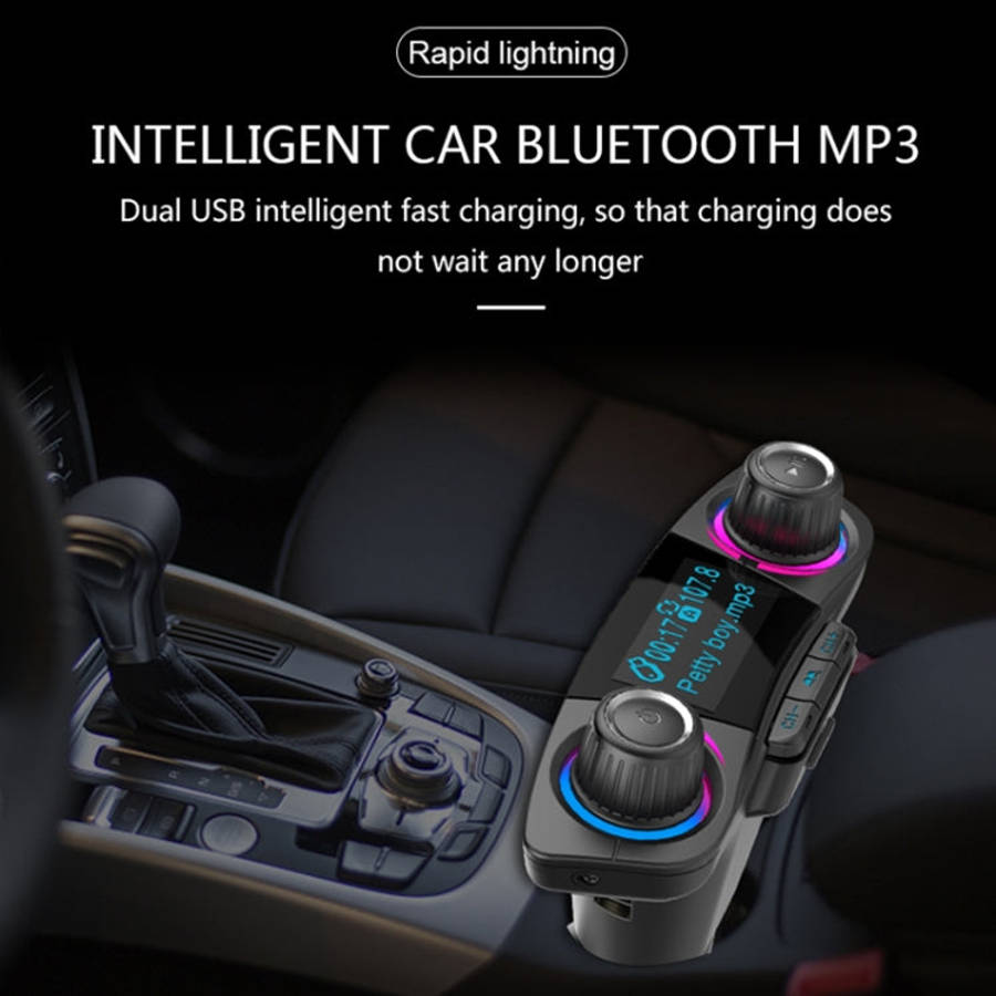 BT06 Dual USB Charging Smart Bluetooth 4.0 + EDR FM Transmitter MP3 Music Player Car Kit with 1.3...