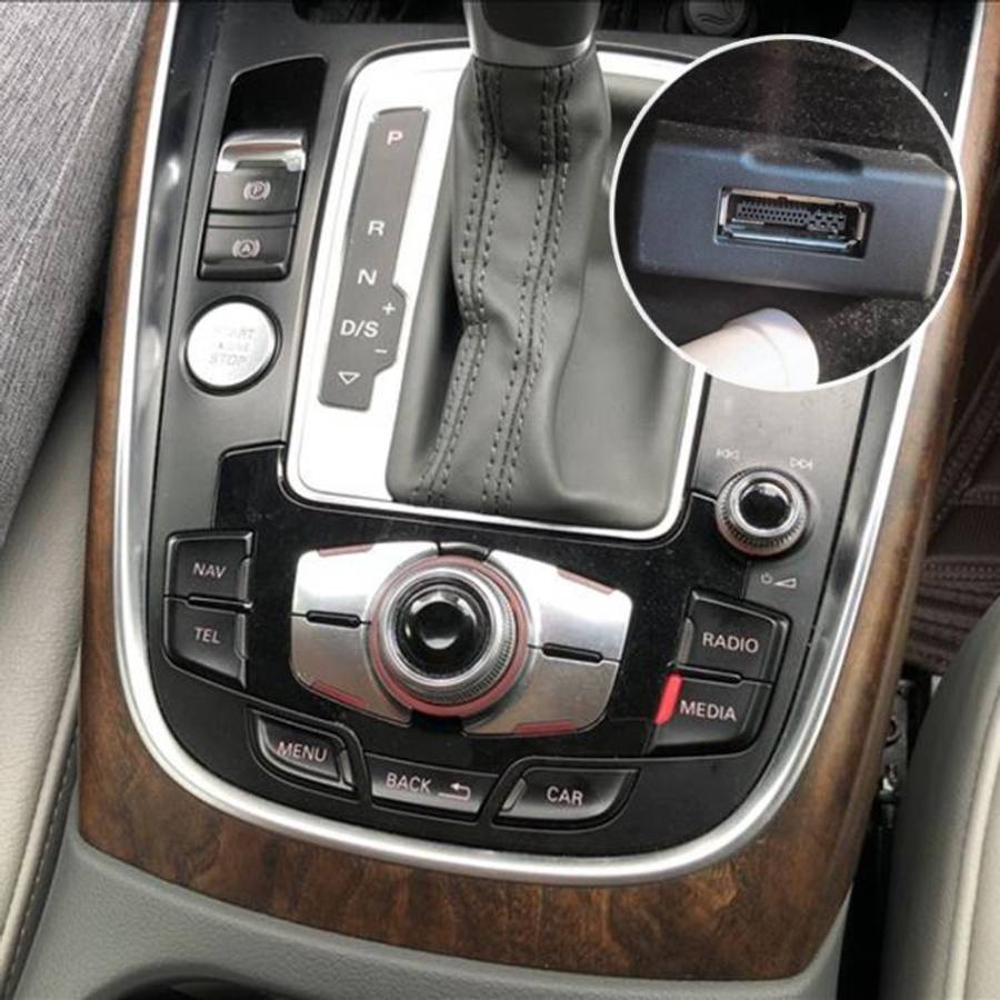 Car Wireless MMI 3G+ Bluetooth AUX Audio Cable Wiring Harness for Audi AMI / Volkswagen MDI, For ...