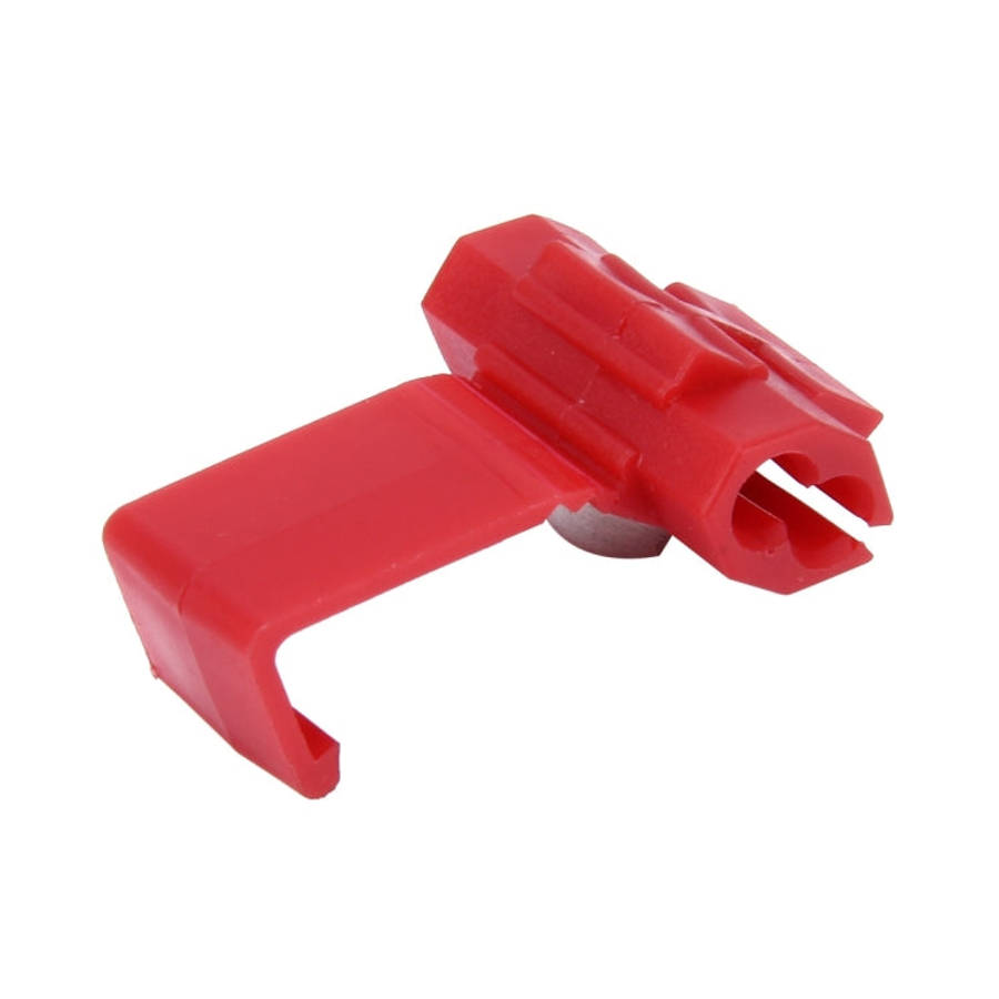 50 PCS Quick Splice Solderless Wire Terminals Connector, Red