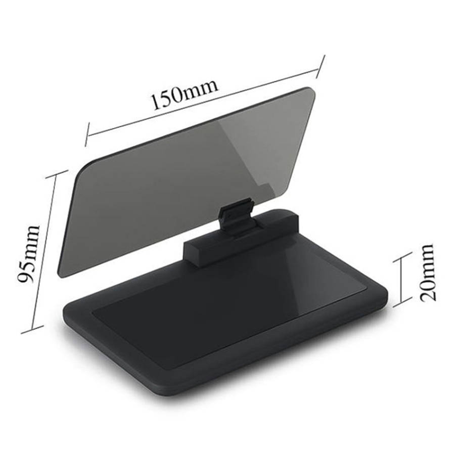 H6 Multi-function Car Smartphone Navigation Head Up Display Holder for 6 Inch Smartphone, H6