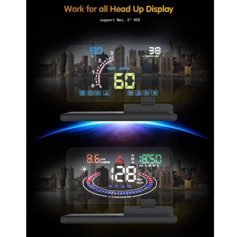 H6 Multi-function Car Smartphone Navigation Head Up Display Holder for 6 Inch Smartphone, H6