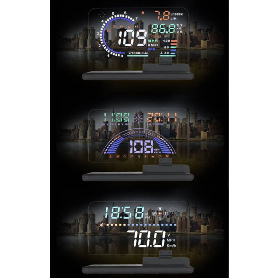 H6 Multi-function Car Smartphone Navigation Head Up Display Holder for 6 Inch Smartphone, H6