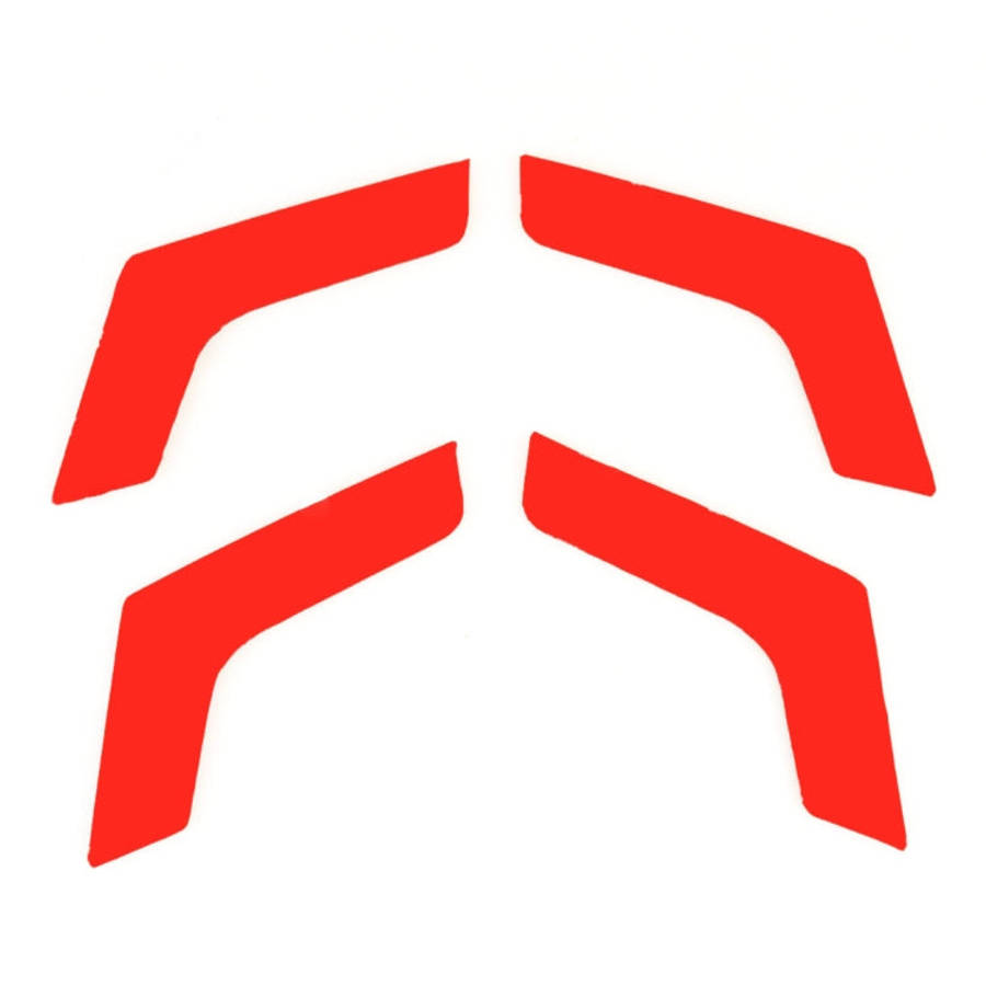 4 PCS Car Door Inner Handle Panel Carbon Fiber Decorative Sticker for Mercedes-Benz W204 2007-201...
