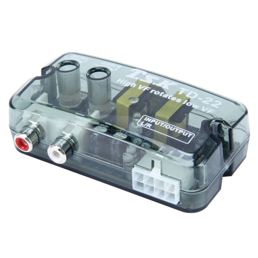 TSK TD-22 Car Stereo Speaker Level Converter, High VF Rotates Low VF, Car High VF Rotates Low VF ...