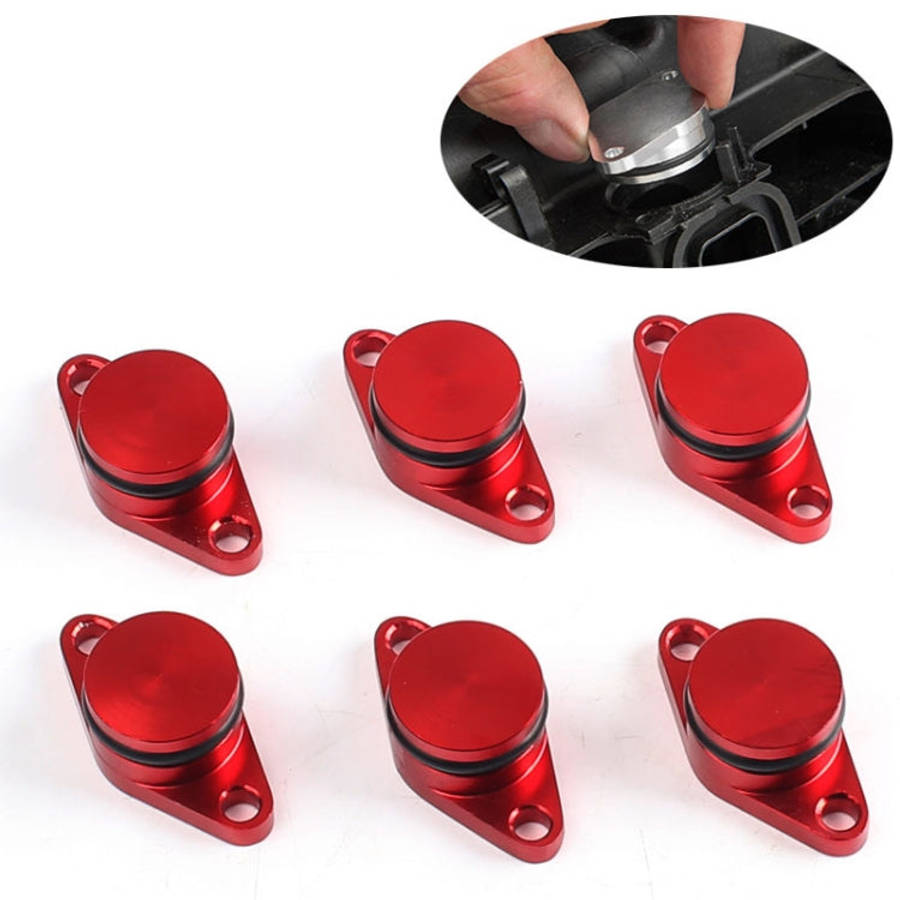 6 PCS 22mm Swirl Flap Flaps Delete Removal Blanks Plugs for BMW M57 (6-cylinder), 22mm (Silver), ...